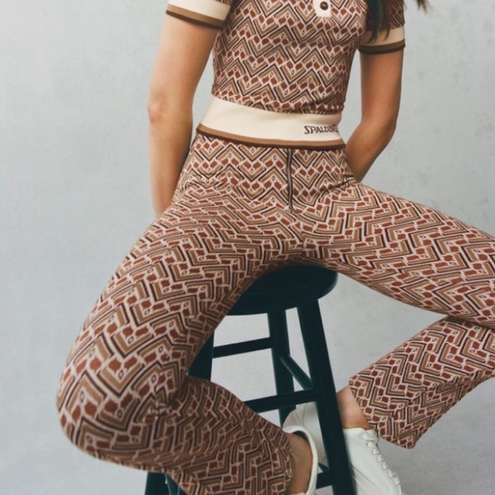 Zara x Spalding Patterned Pants